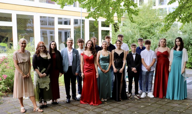 10a mit Klassenlehrerin Verena Rayhrer